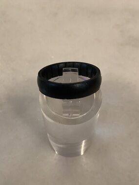 ENSO Classic Black Men's Silicone Ring, Brand New